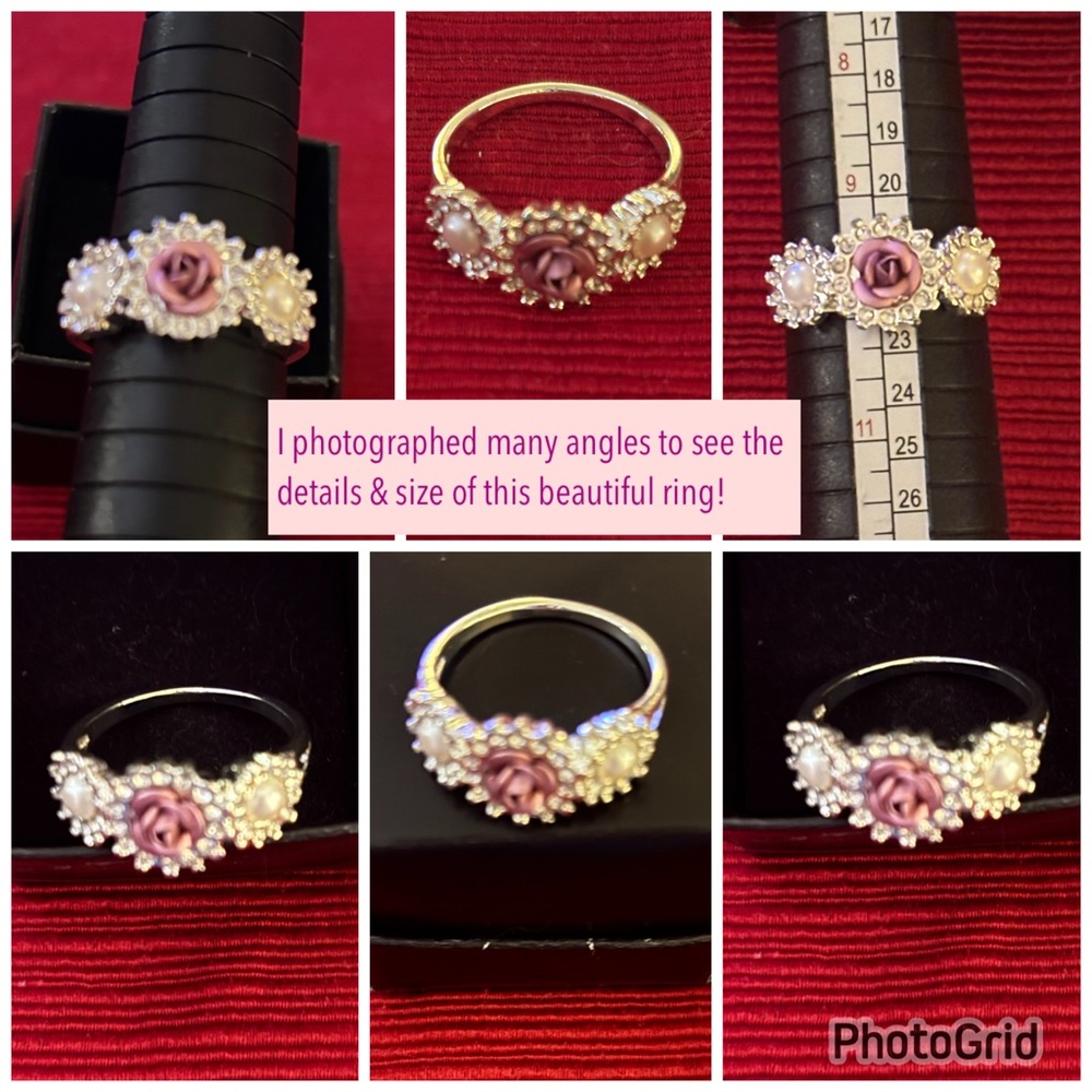 Avon costume jewelry rings, assorted. NO real gold or silver. NO real diamonds. - Picture 3 of 12